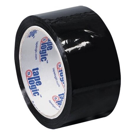 Tape Logic 2'' x 55 yds. Black Tape Logic Carton Sealing Tape, 6PK T90122BK6PK